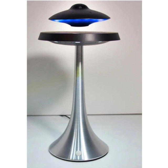 Lampe Led à Suspension magnétique en lévitation, avec haut-parleur UFO, Bluetooth