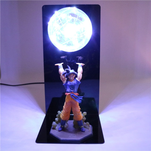 Lampe Son Goku Force Bombe pour Enfant, Veilleuse de Nuit pour Chambre de Bébé