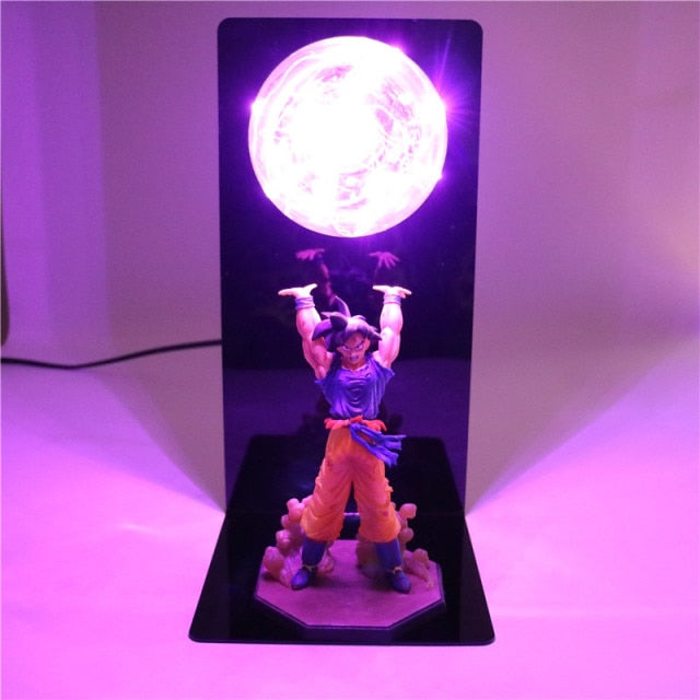Lampe Son Goku Force Bombe pour Enfant, Veilleuse de Nuit pour Chambre de Bébé